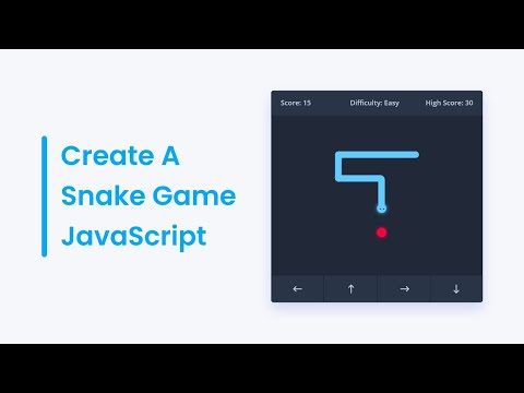 🐍 Create A Snake Game in HTML CSS & JavaScript | JavaScript Game Tutorial