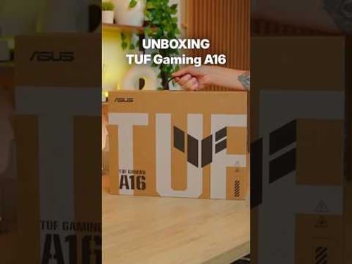 ¡Unboxing de la ASUS TUF Gaming A16! 😮💨🎮