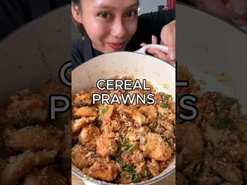 Cereal prawns #easyrecipe