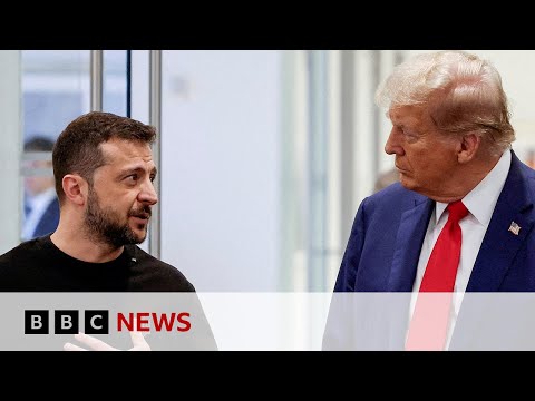 Zelensky says Trump 'living in disinformation space' created by Russia | BBC News