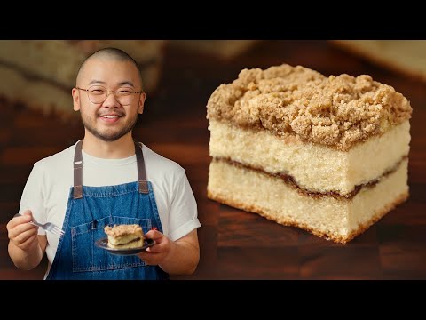 Bakery-style Coffee Cake using the Roux Method