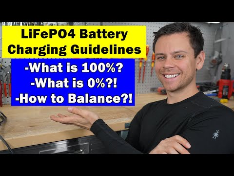 LiFePO4 Charging Guidelines: What is 100%? What is 0%?! How to Balance??