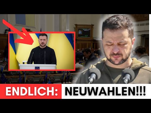 Selensky kündigt Rücktritt und Neuwahlen an: Erste Details zu Datum & Bedienungen sind da!