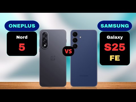 OnePlus Nord 5 vs Samsung Galaxy S25 FE Specs Comparison