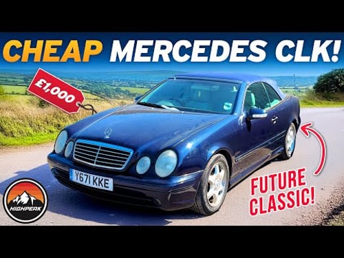 I BOUGHT A CHEAP MERCEDES CLK CONVERTIBLE FOR £1,000!