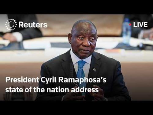 LIVE: South African President Cyril Ramaphosa’s state of the nation address