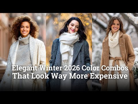 Elegant Winter 2026 Color Combos That Look Way More Expensive Than They Are