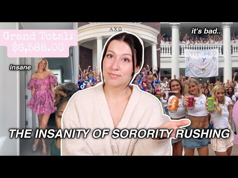 The INSANITY Of Sorority Rush.. Costs, Sponsorships, etc