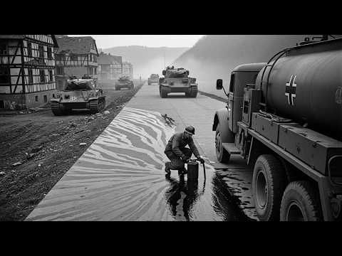 How One Mechanic’s “Insane” Oil Slick Trap Halted 28 Panther Tanks in the Rhine Crossing Chaos