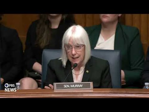 WATCH: Sen. Murray questions RFK Jr. in Trump budget request hearing