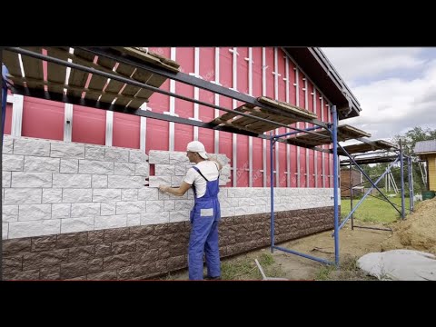 КАК УТЕПЛИТЬ ДОМ ИЗ БРУСА И ОТДЕЛАТЬ ФАСАДНЫМИ ПАНЕЛЯМИ.