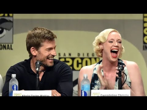 Nikolaj Coster-Waldau & Gwendoline Christie Funny Moments