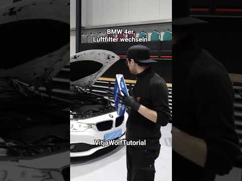 BMW 4 F32 F33 F36 Luftfilter Wechseln #diy #bmw #handwerk #vitjawolf #tutorial