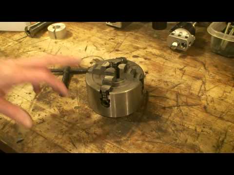 4-Jaw Chuck Mounting - Grizzly G4015z Mill / Lathe