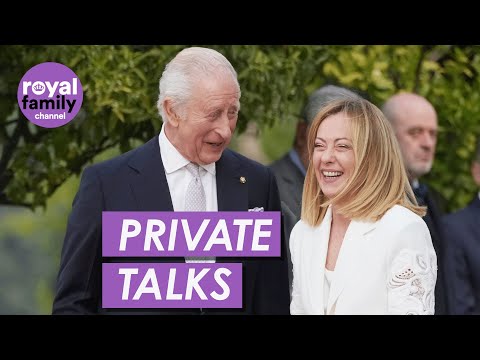 King Charles Greeted by Italy’s PM Meloni During State Visit