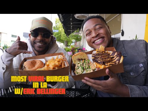 Trying the MOST HYPED Burger in LA w/ Eric Bellinger