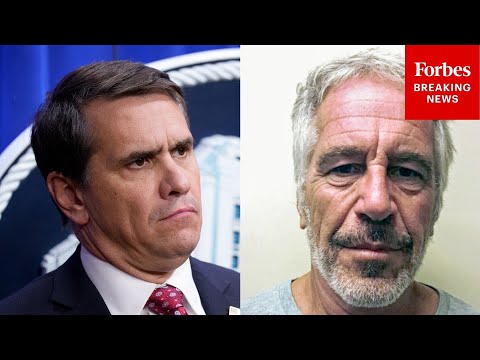 JUST IN: U.S. Deputy Attorney General Addresses DOJ's Release Of More Epstein Files, GA FBI Raid