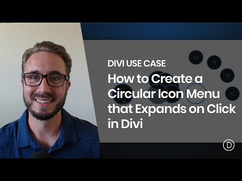 How to Create a Circular Icon Menu that Expands on Click in Divi
