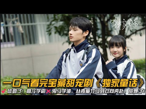 💕磕疯了!高冷学霸❌鬼马学渣,从青梅竹马到双向奔赴,甜爆了!一口气看完宝藏甜宠剧《独家童话》#甜宠剧 #张淼怡 #文俊辉