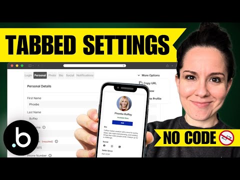 How to Build a User Profile in Bubble (Get the Template)