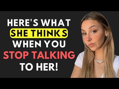 A Woman Will Do This When You Stop Contacting Her | Female Psychology