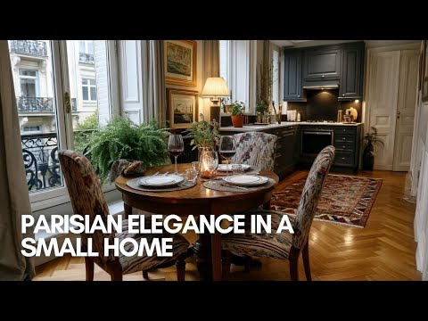 Parisian Elegance in a Small Home | Modern Classic Small Space Interior Ideas