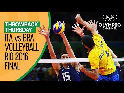 Italy vs Brazil – Men's Volleyball Gold Medal Match at Rio 2016 | Throwback Thursday