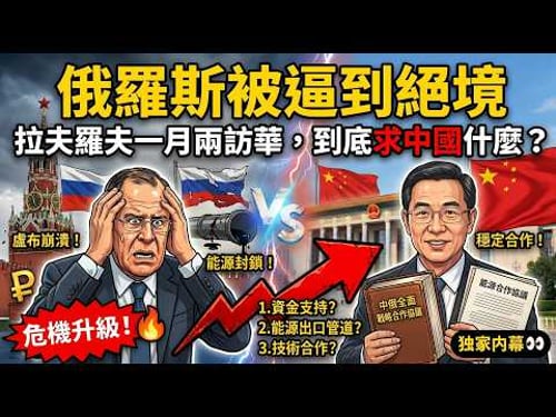 羅斯被逼到絕境,拉夫羅夫一月兩訪華,到底求中國什麼?