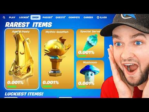 The RAREST Items in Fortnite History!