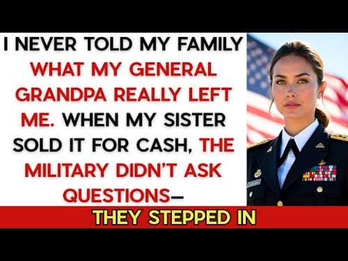 My Sister Sold Our General Grandpa’s Gift For $90K—Then The Military Police Stormed In.