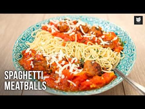 Easy Spaghetti And Meatballs | How To Make Restaurant-Style Spaghetti at Home | Simple & Quick