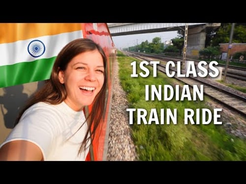 Traveling from Agra to Jaipur By Train (First Class Indian Train Ride)