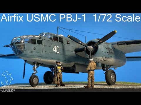 Airfix PBJ-1 USMC 1/72 Scale | Full Build video