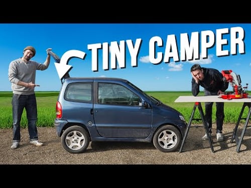 We Turned A Micro Car Into A Camper