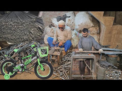 Amazing Process of Making Kids Bicycle in Factory | Manufacturing and Mass Production of Bicycles