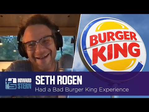 Seth Rogen Regrets Eating a Burger King Angry Whopper and a Weed Brownie