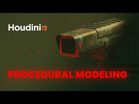 Houdini Procedural Modeling Tutorial: Create a Sci-Fi Camera (Step-by-Step)