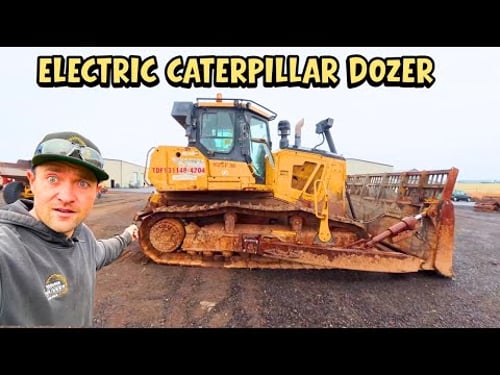 I BOUGHT AN ELECTRIC CATERPILLAR DOZER!!! D7E