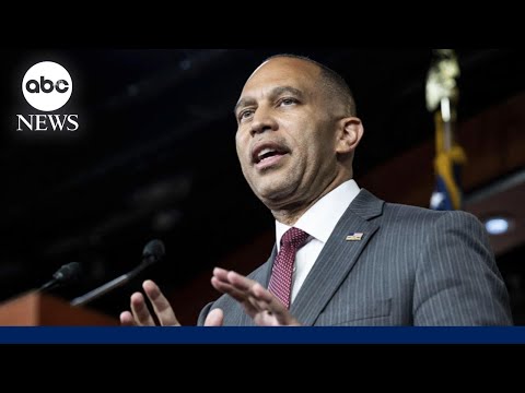 House Minority Leader Hakeem Jeffries met with Biden to express concerns of caucus