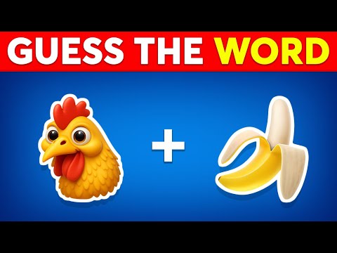 Guess the WORD by Emojis π€π Word by Emoji Quiz 2025