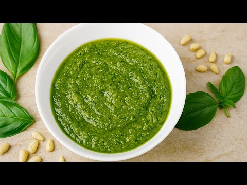 Authentic Italian Pesto Recipe 🌿 | Fresh, Fragrant & Easy Homemade Sauce