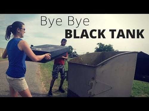 Bye Bye Black Tank! - Installing an Airhead Composting Toilet and removing our RV's black Tank