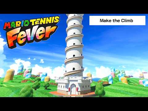 Mario Tennis Fever - All Trial Tower Challenges (4K 60FPS)