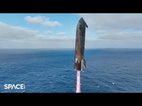 Wow! Starship splashdown captured by SpaceX recovery team