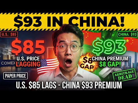$93 SILVER IN CHINA! The Arbitrage Is Dead (US Price Lagging by $8!)