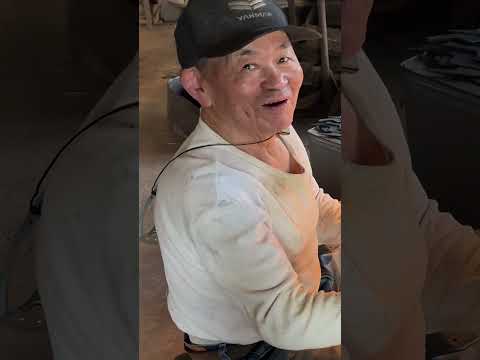 1000 Knives a Day. 69 Year old Japanese Blacksmith