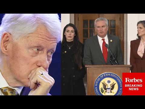 BREAKING NEWS: Comer & Republicans Speak To Reporters After Bill Clinton's Epstein Testimony Wraps