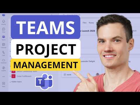 Microsoft Teams Project Management Tutorial | Track & Manage Projects Step-by-Step