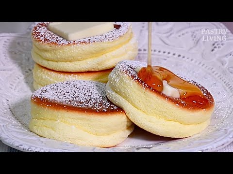 Fluffy Japanese Souffle Pancakes π₯ (It tastes like no other!)