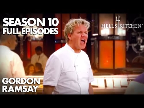 IT'S F***ING RAW! | Hell's Kitchen | Season 10 - Episodes 1, 2, 3 | Gordon Ramsay